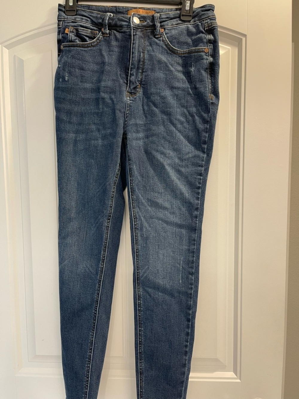 Judy Blue - 9/29 skinny stretch fit jeans medium dark wash boutique